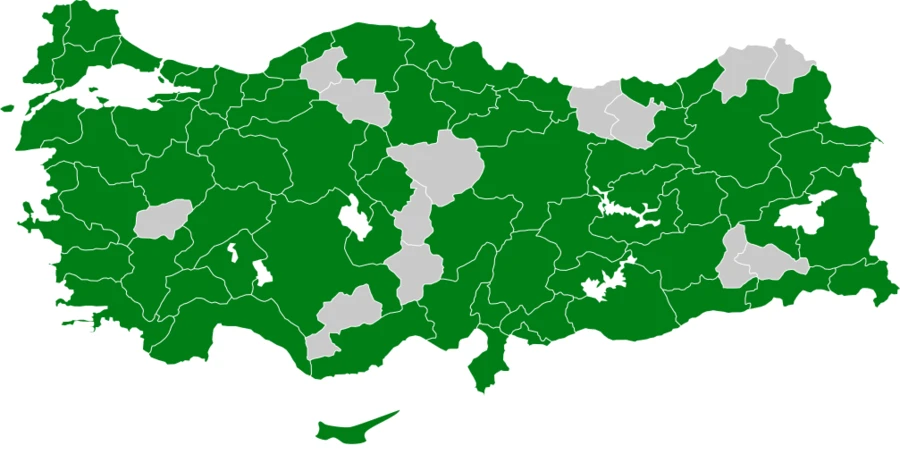 Büyük Ak Balıkçıl Türkiye dağılım haritası
