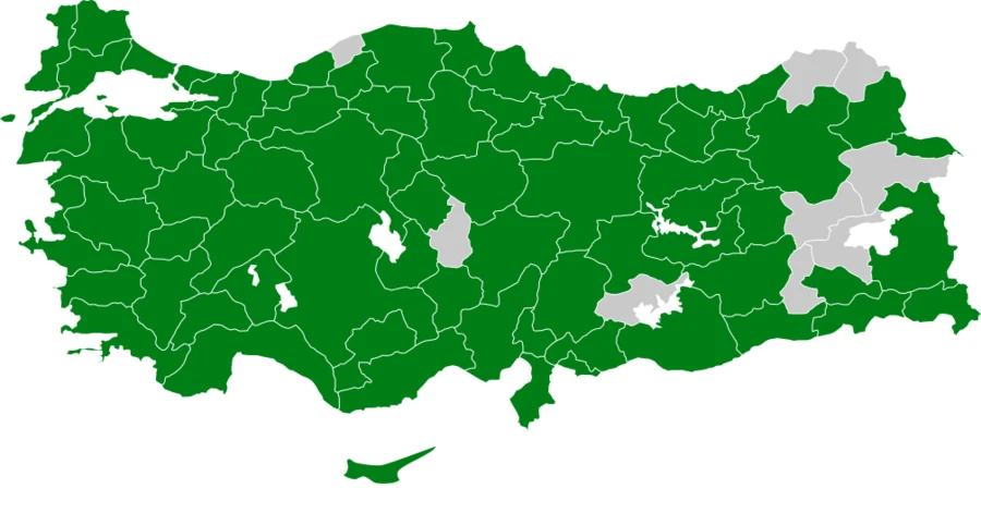 Çıvgın Türkiye dağılım haritası