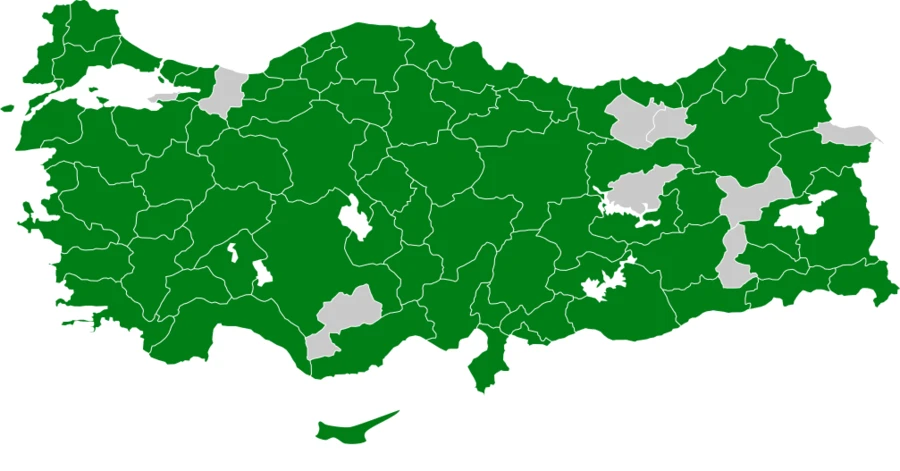 Akgerdanlı Ötleğen Türkiye dağılım haritası