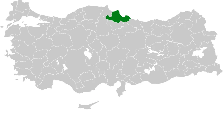Gribaşlı Kızkuşu Türkiye dağılım haritası