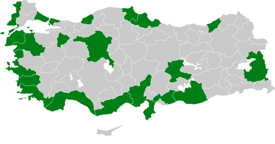 Hazar Sumrusu Türkiye dağılım haritası