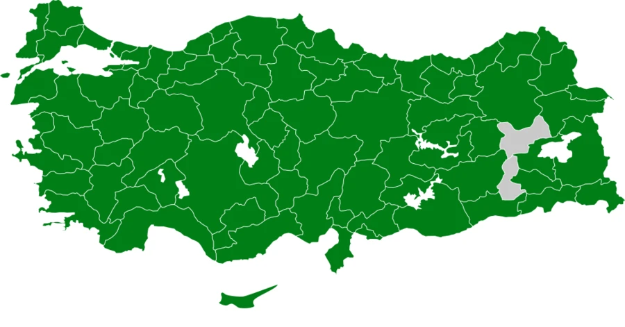 İspinoz Türkiye dağılım haritası