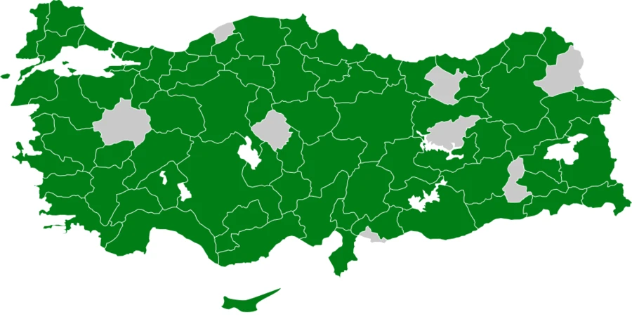 Kara Kızılkuyruk Türkiye dağılım haritası