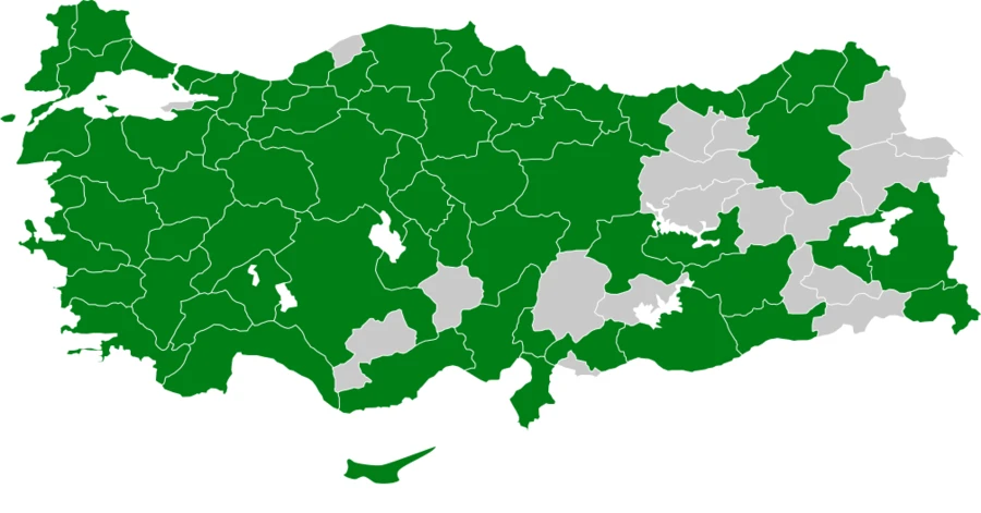 Karabaşlı Ötleğen Türkiye dağılım haritası