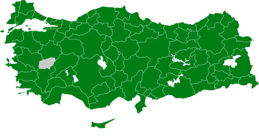 Kaya Güvercini Türkiye dağılım haritası