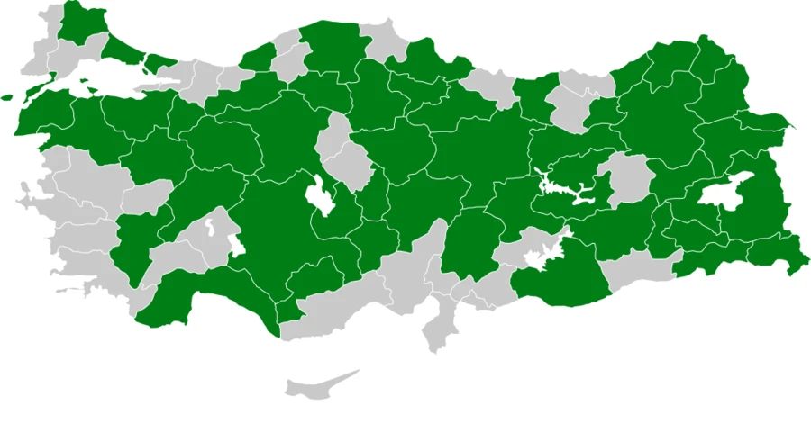 Kaya Kartalı Türkiye dağılım haritası