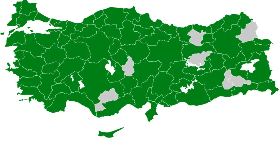Kızılsırtlı Örümcekkuşu Türkiye dağılım haritası