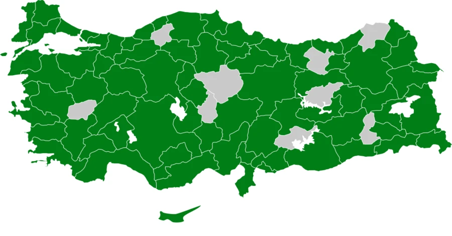 Küçük Batağan Türkiye dağılım haritası