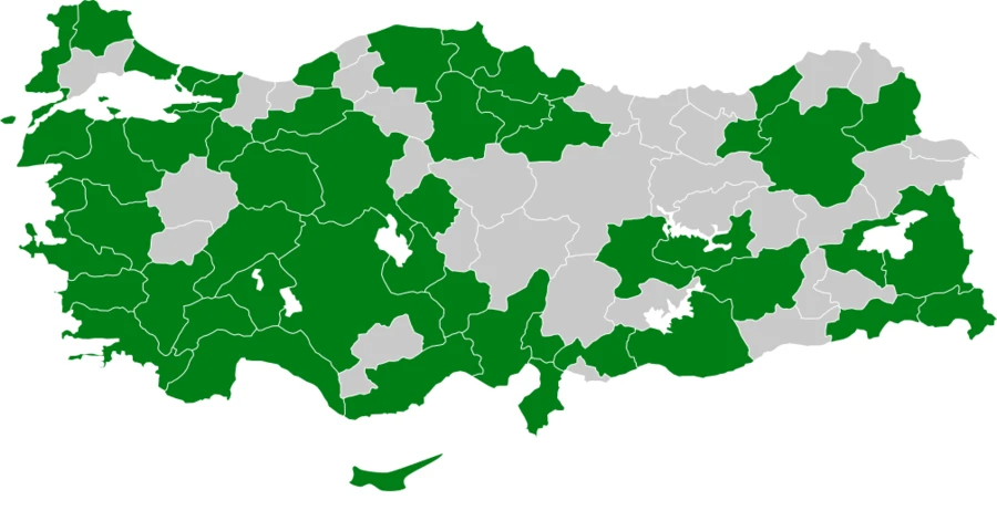 Küçük Kumkuşu Türkiye dağılım haritası