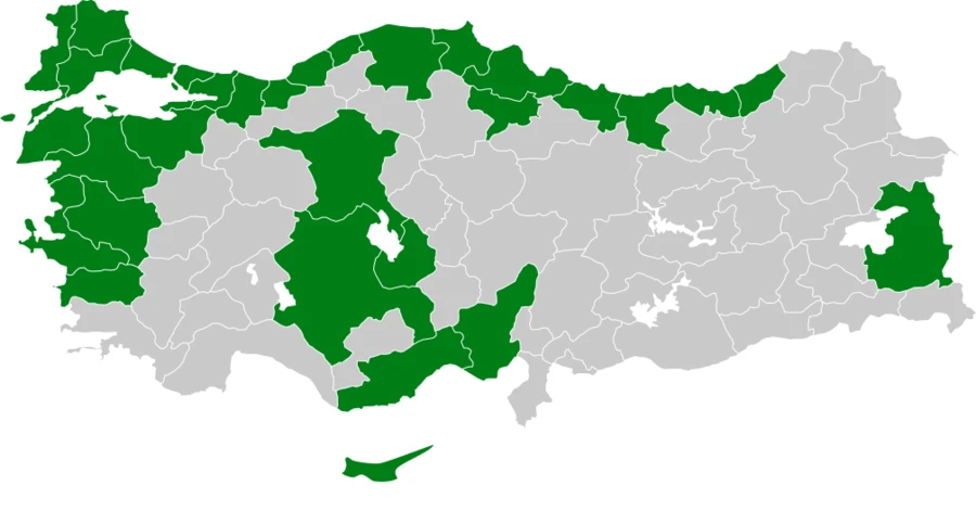 Kuğu Türkiye dağılım haritası