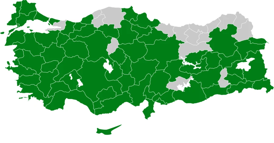 Kukumav Türkiye dağılım haritası