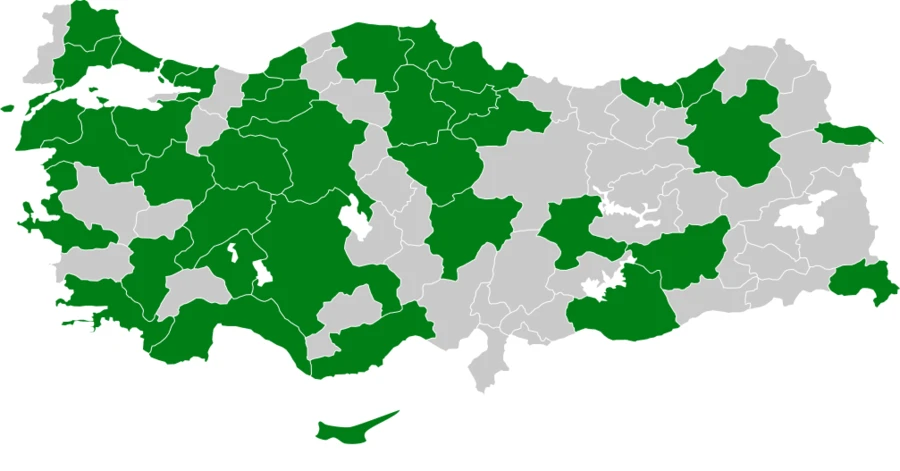 Ala Doğan Türkiye dağılım haritası