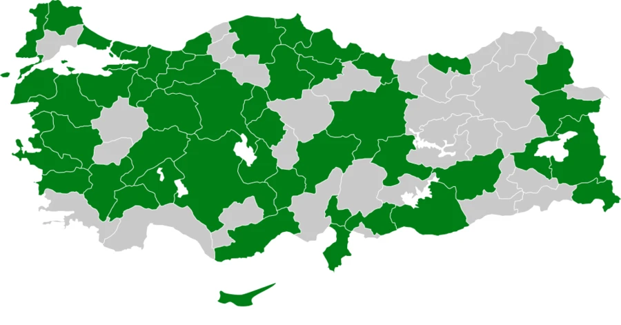 Macar Ördeği Türkiye dağılım haritası