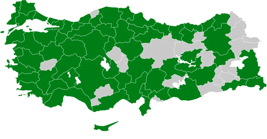 Öter Ardıç Türkiye dağılım haritası