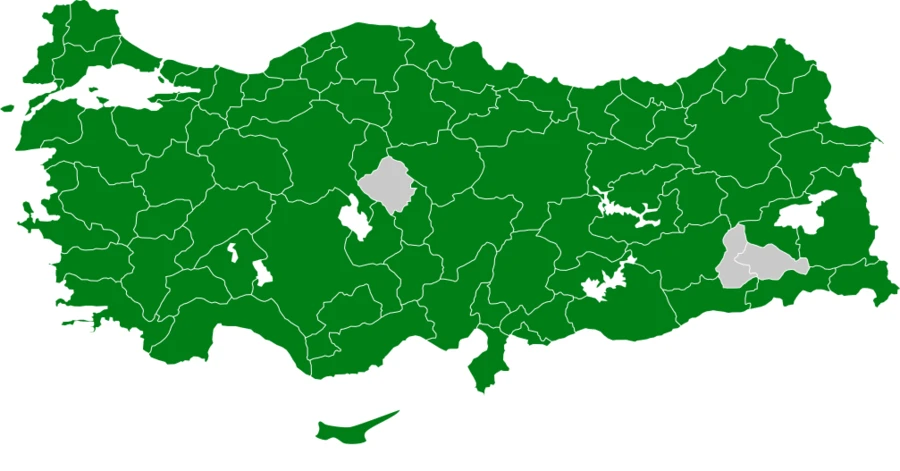 Şahin Türkiye dağılım haritası