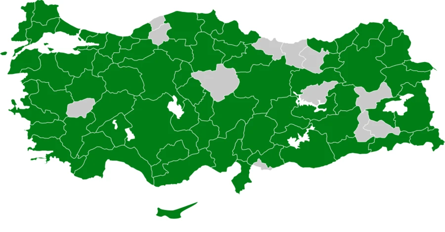 Saz Delicesi Türkiye dağılım haritası