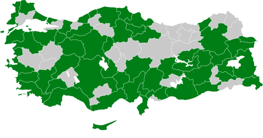Sığır Balıkçılı Türkiye dağılım haritası
