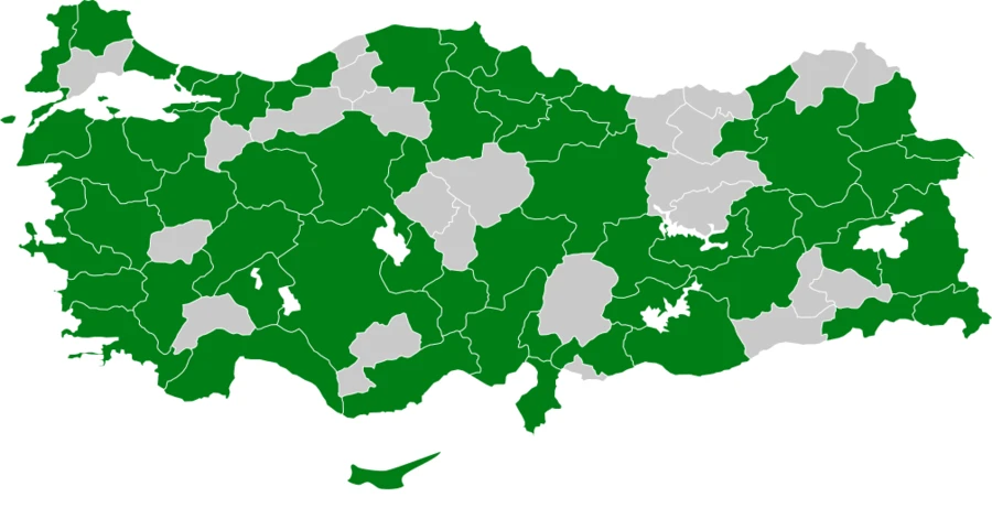 Suçulluğu Türkiye dağılım haritası