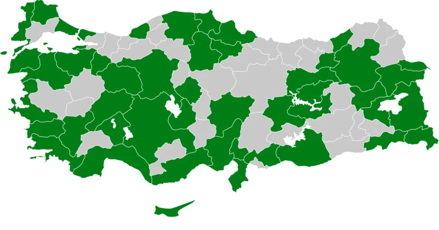 Sumru Türkiye dağılım haritası