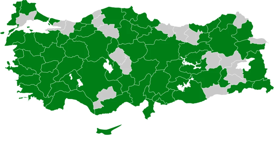 Yılan Kartalı Türkiye dağılım haritası