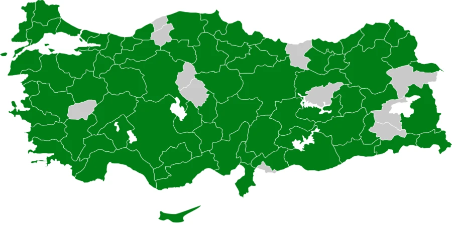 Atmaca Türkiye dağılım haritası
