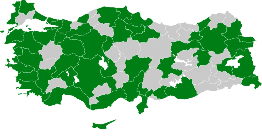 Bataklık Çintesi Türkiye dağılım haritası