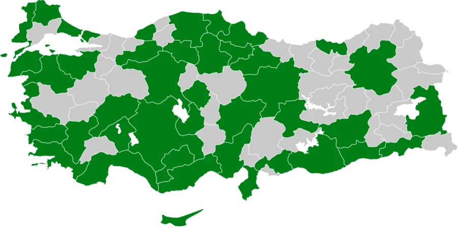 Bataklıkkırlangıcı Türkiye dağılım haritası