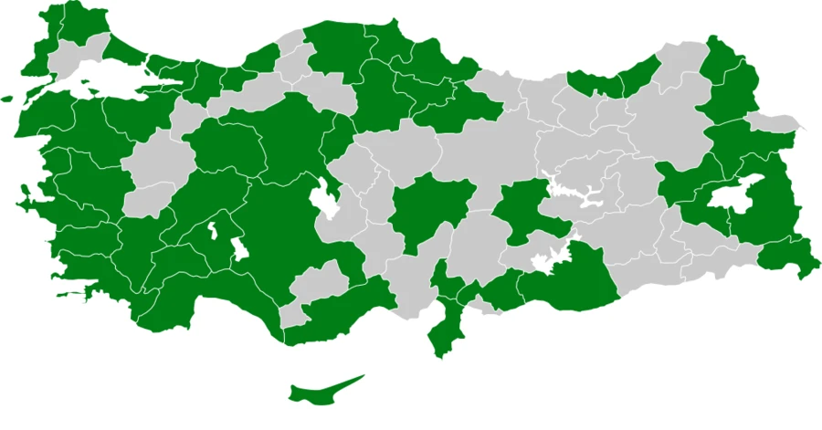 Boz Ördek Türkiye dağılım haritası